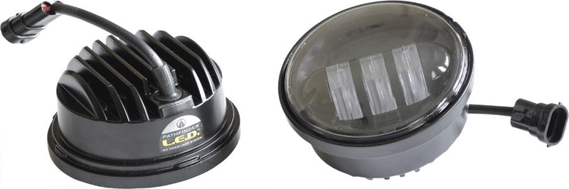 Pathfinder 226-0019 HDPL2B 4.5" LED PASSING LAMPS BLACK HIGH DEFINITION