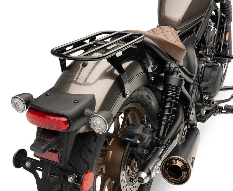 Cobra Solo Luggage Rack Tube Black Honda Rebel 300/500 - 02-4108B Honda Rebel 2017-2023