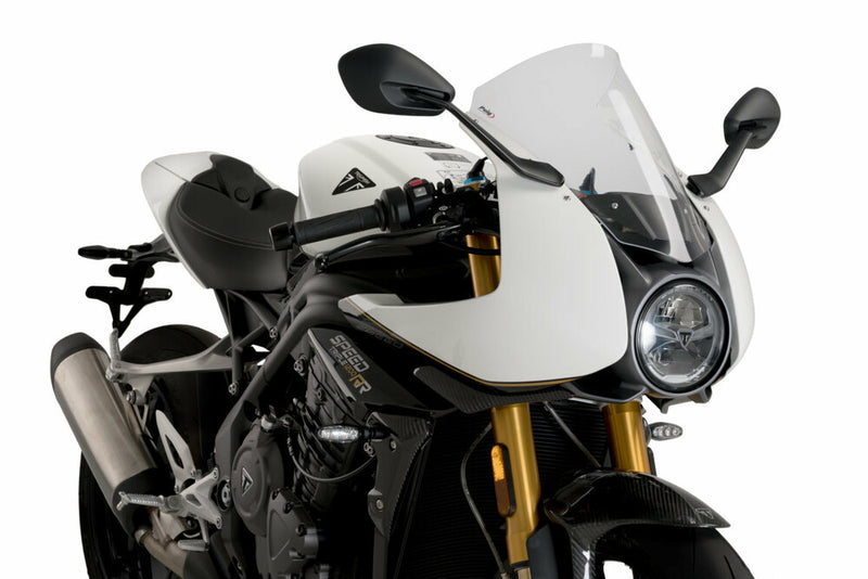 Puig Hi-Tech Parts Windscreen R-Racer Clear TRI - 21262W Triumph Speed Triple 1200 2023-2024