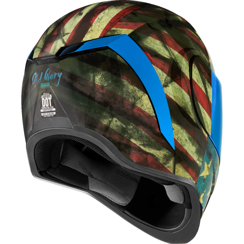ICON 0101-14785 Airform™ Old Glory Helmet Airform™ Helmet - Old Glory - Large