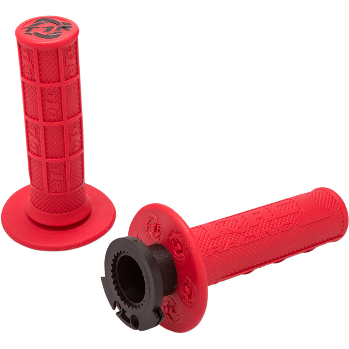 TORC1 0630-2418 3750-0402 Defy Lock On Grips Grips - Defy - Lock-On - 4-Stroke - Red