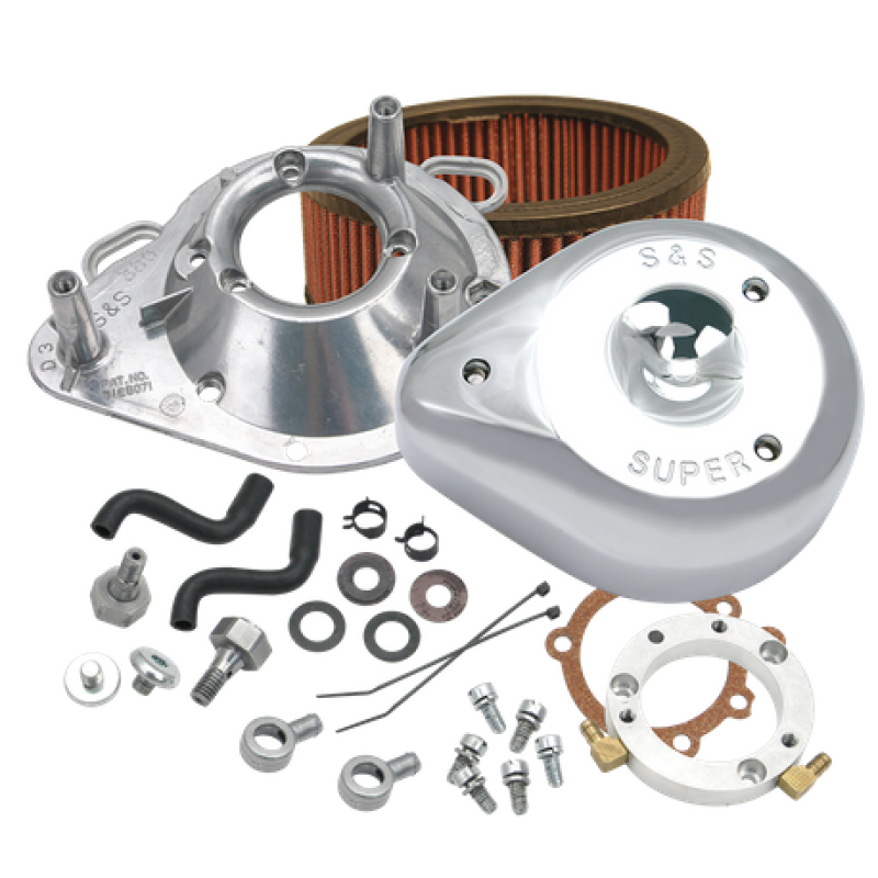 S&S Cycle 170-0303B 01-17 Stock EFI BT Models Teardrop Air Cleaner Kit - User 1