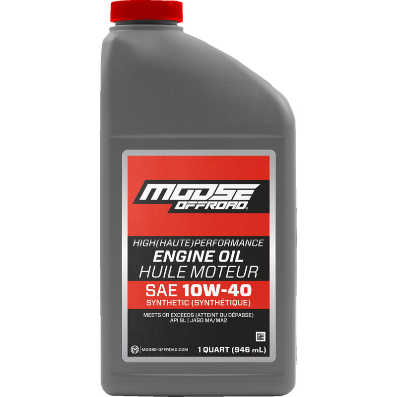 MOOSE OFFROAD 3601-0917 219380 Synthetic Engine Oil 10w40 - 1 us quart