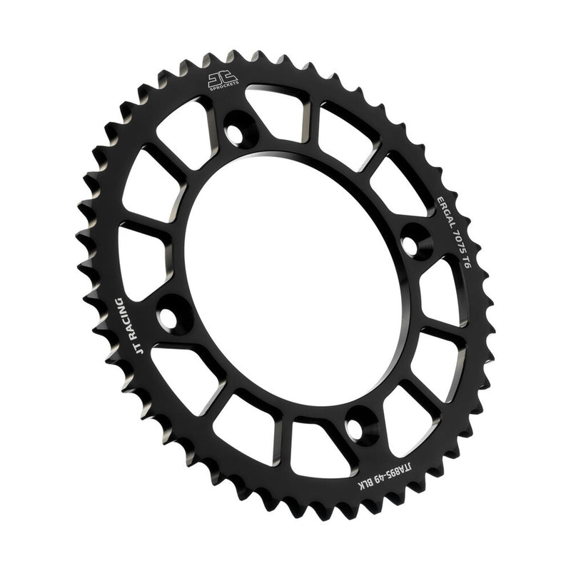 JT Sprockets Rear Racelite Sprocket Alum 49T-428 Black - JTA895.49BLK For KTM Dirt Bikes 2004-2023 | Husqvarna TC 85 2014-2023