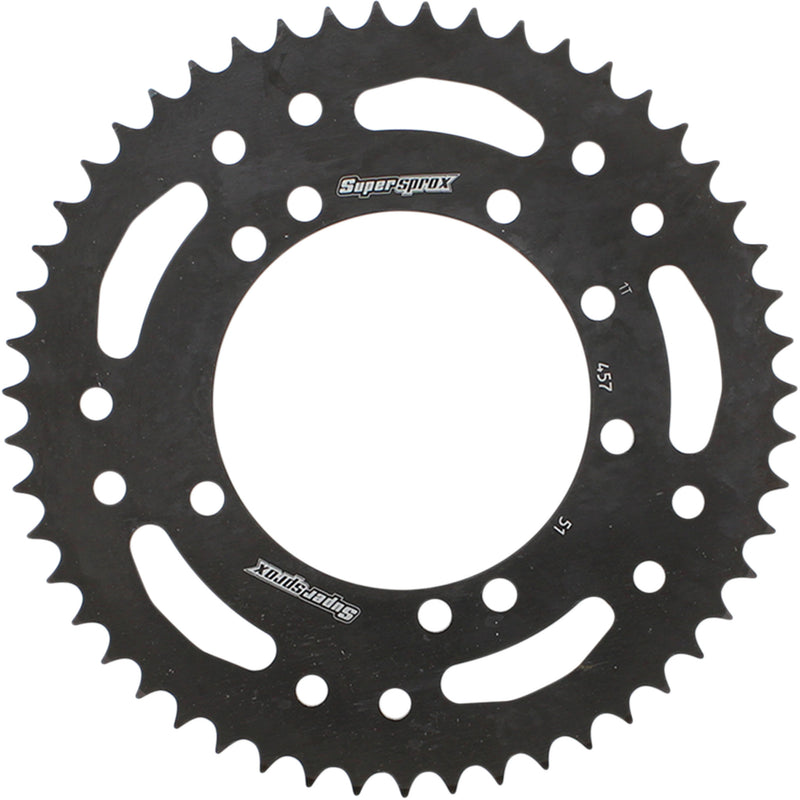 Supersprox Sprocket - RFE-457-51-BLK For Kawasaki KX 60 / KX 80 1983-2004 | Suzuki RM 60 2003