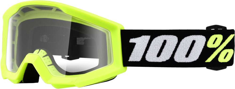100% 610-5385 50033-00006 STRATA MINI GOGGLE YELLOW CLEAR LENS