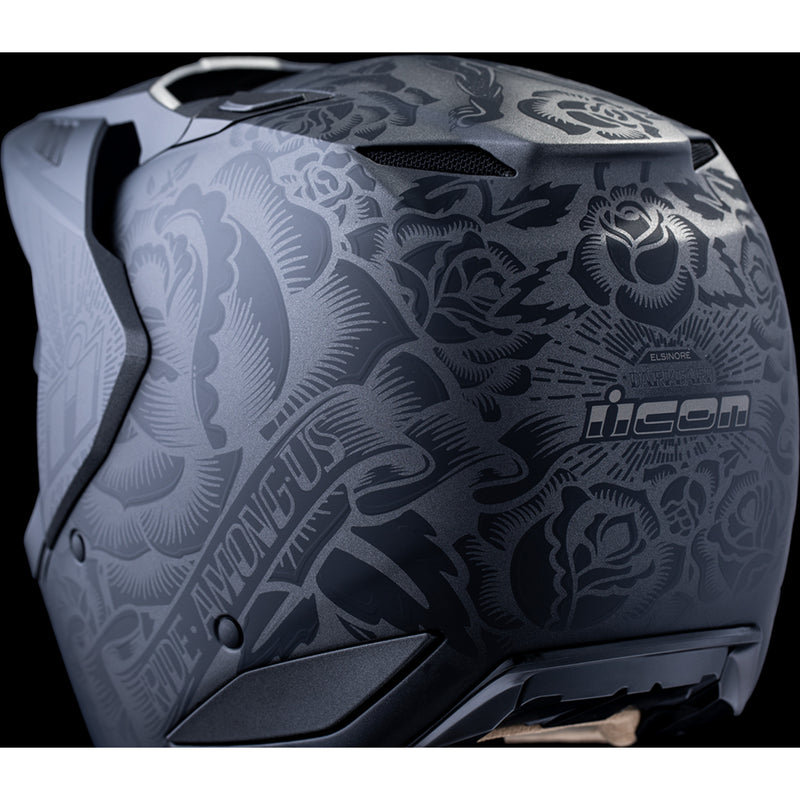 ICON Elsinore™ Darkgard Helmet - Black