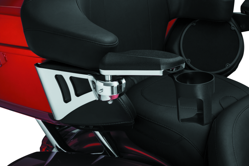 Kuryakyn 8955 Passenger Armrests 14-23 Touring Models Chrome - User 1