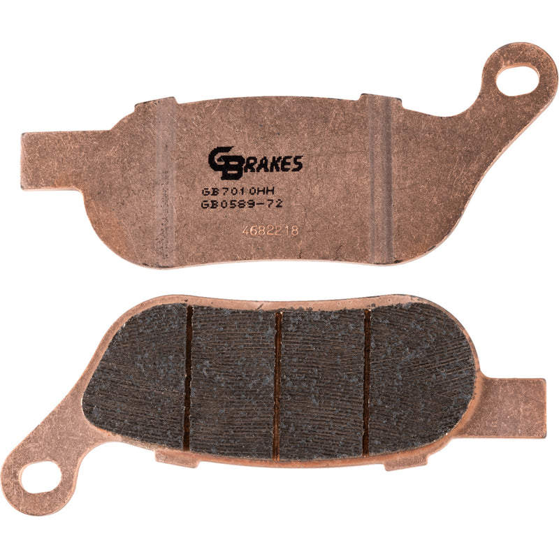 Gbrakes Brake Pad - GB0589-72 For Harley Motorcycles 2008-2017