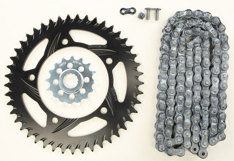 Vortex Sprocket Chain Kit Steel Aluminum 16/45T Black RX3 520-112L Black - CK6305 Suzuki 1000 2007-2008