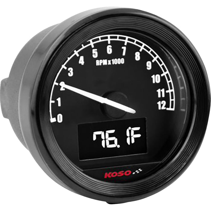 KOSO NORTH AMERICA 2211-0202 BA086101 TNT-05R Tachometer Gauge TNT-05R - Tachometer Gauge - D48