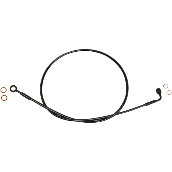 MAGNUM SHIELDING XR Stainless Extreme Response Front Brakeline Kit Brake Line - EZ Align Steel Black