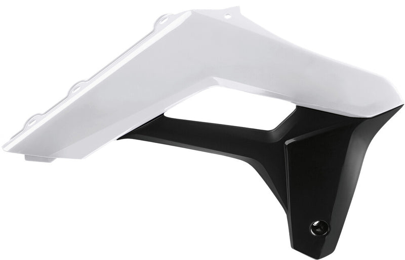 Polisport Radiator Scoops White Black Sherco - 8424700002 Sherco Dirt Bikes 2017-2024
