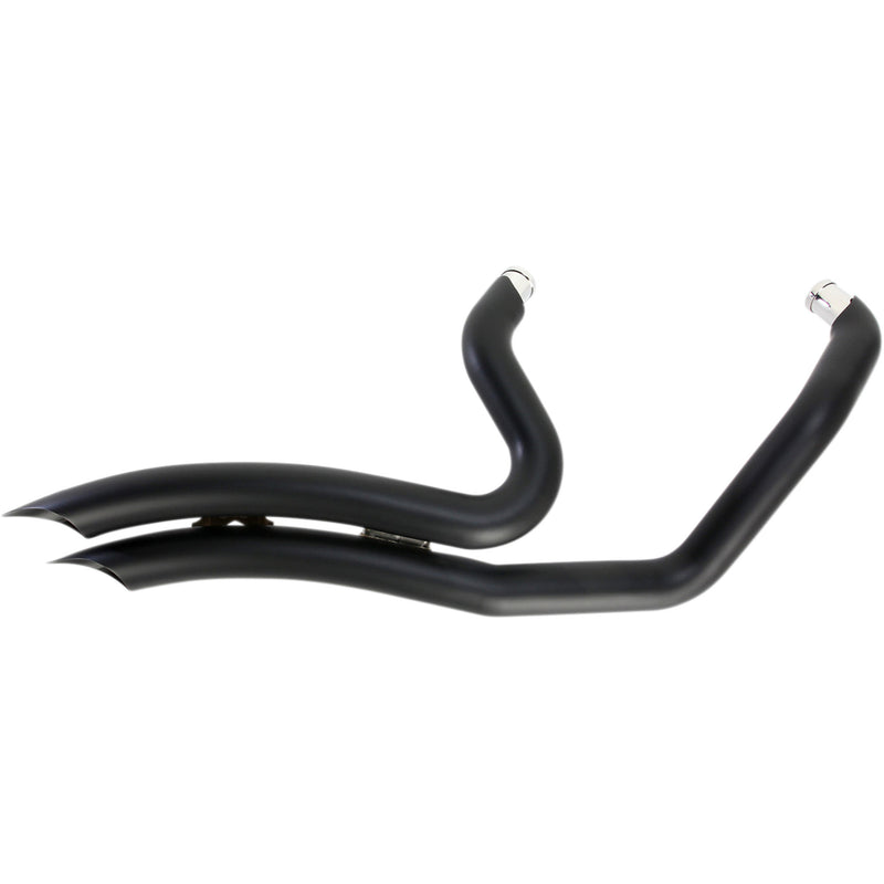Cobra Short Swept 2-Into-2 Exhaust System - 6233B For Harley Sportster 2013-2022