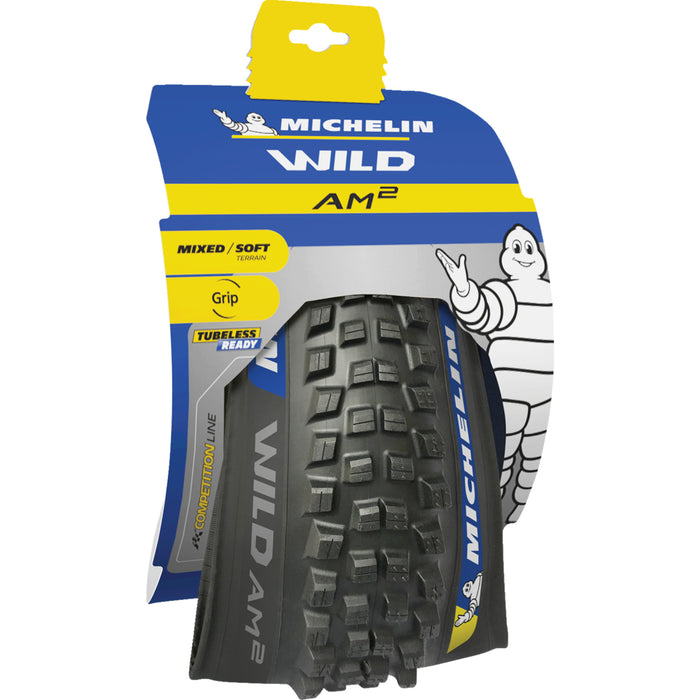 MICHELIN 0344-0032 73770 Wild AM2 Competition Bicycle Tire Wild AM2 Competition Tire - 29 x 2.60 (66-622)