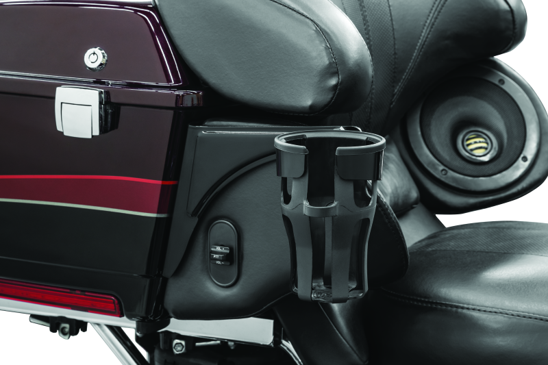 Kuryakyn 6489 Reflex Drink Holder-passenger Mount Black - User 1