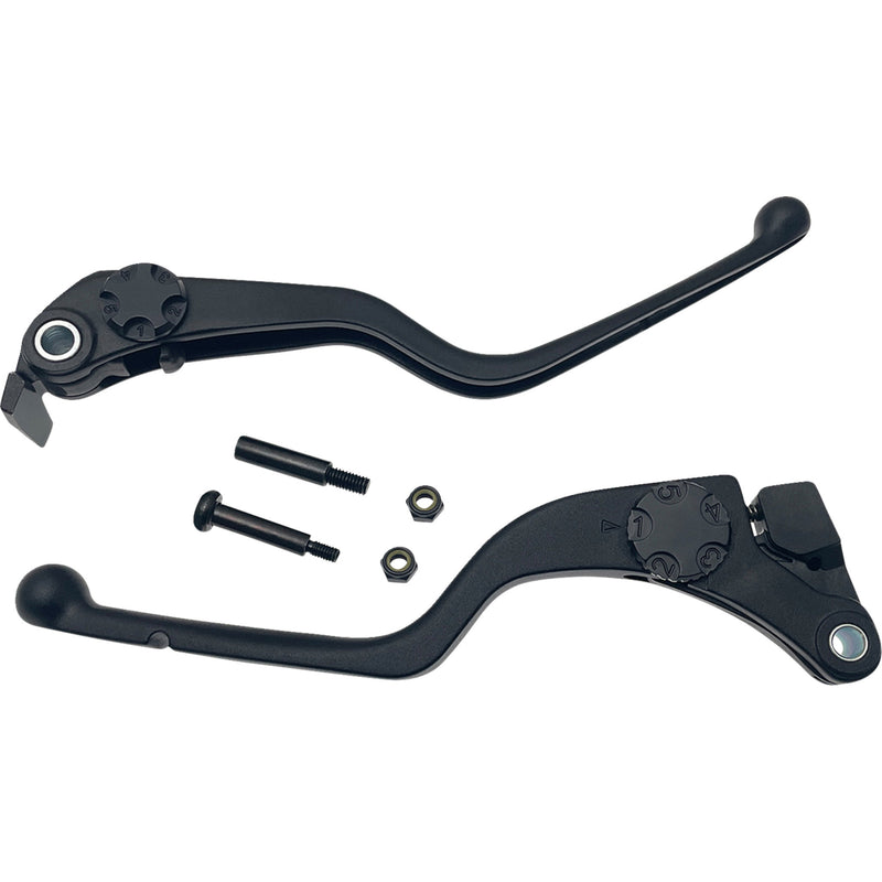 Drag Specialties Handlebar Control Kit — Mechanical Pan America Black