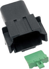 Namz Custom Cycle 850-08013 DR-8B 8-WIRE BLACK DEUTSCH RCPTCL & WDGLCK HD# 72108-94BK