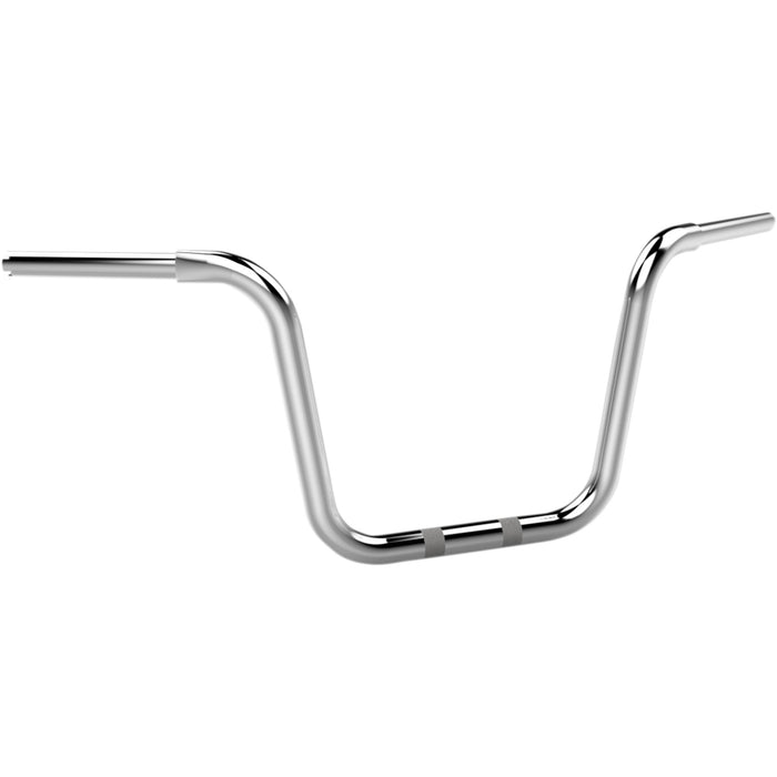 KHROME WERKS 0601-3243 300351 1-1/4" Fat Center Bobber Ape Handlebar - Ape Hanger - 12" - Chrome