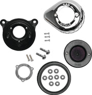 S&S Cycle 170-0721A 01-17 BT Stealth Air Stinger Kit W/ Chrome Teardrop - Photo - Primary
