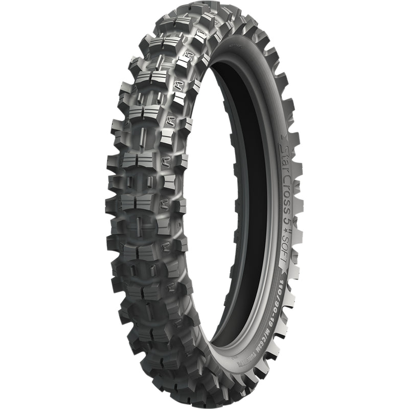 MICHELIN 0313-0743 62955 StarCross 5 Soft Tire Tire - StarCross 5 Soft - Rear - 90/100-14 - 49M