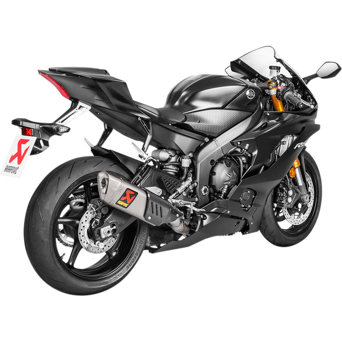 AKRAPOVIC 1810-2519 S-Y6R9-APT Racing Line Exhaust System Race Exhaust - Titanium