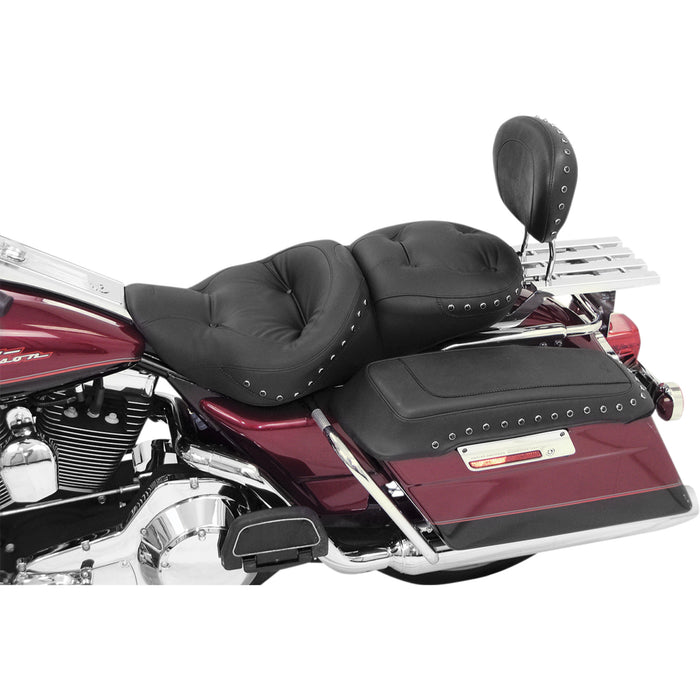 MUSTANG 0805-0038 75466 One-Piece 2-Up Ultra Touring Seat - Regal Wide Studded Seat - '97-'07