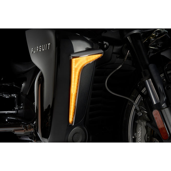 CIRO 2040-3227 46800 Fang® Lower Fairing Lights Lights - Lower Fairing - Chrome - Indian