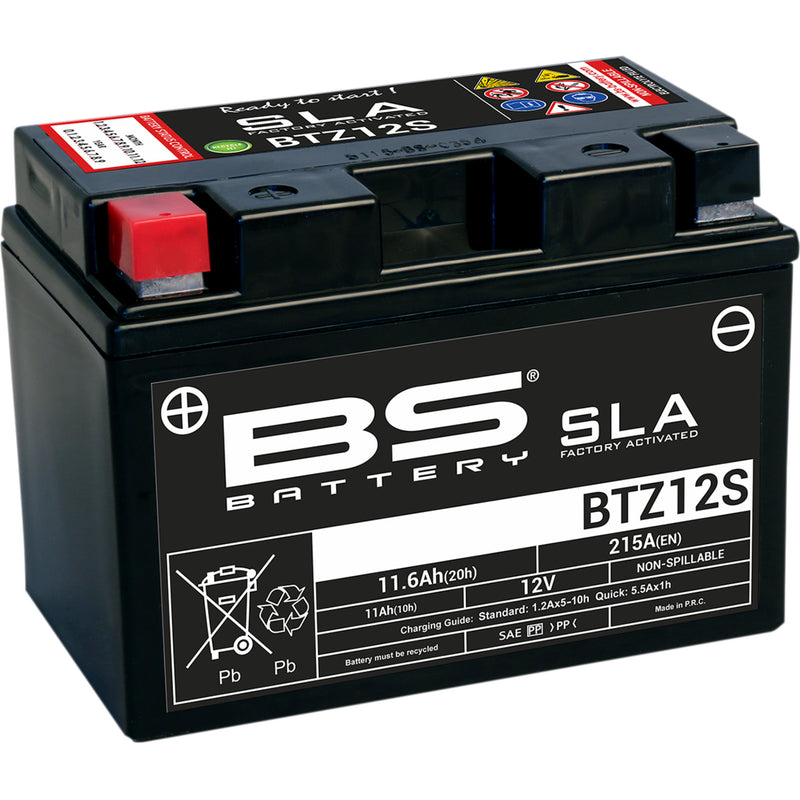 Bs Battery BTZ Battery - 300637-1 For Honda Motorcycles 2004-2009 | Yamaha 1200 Super Tenere / 530 Max / Super Tenere 2010-2019