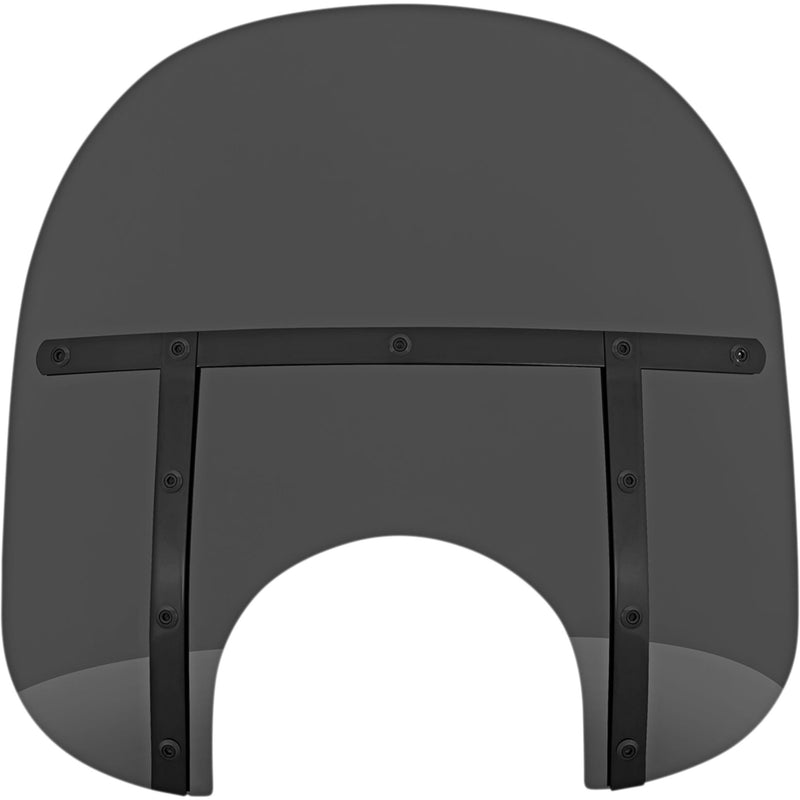 MEMPHIS SHADES 2313-0309 MEB35210 Memphis Fats Windshield Fats Windshield - 15" - Headlight - Dark Black Smoke