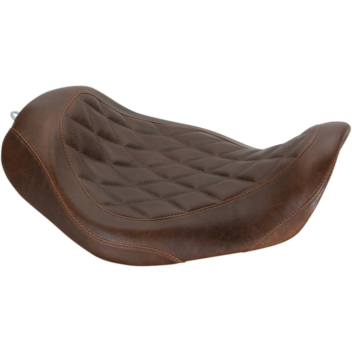 MUSTANG 0803-0397 76706 Wide Tripper™ Solo Seat - without Backrest - Diamond - Brown