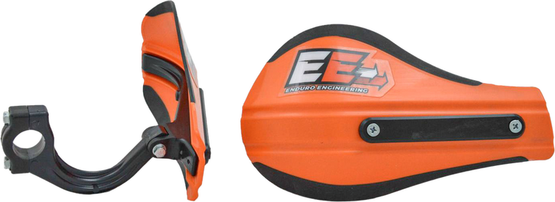 Enduro Engineering Composite MNT Roost Deflectors Orange With Mounting Hardware - 53-225
