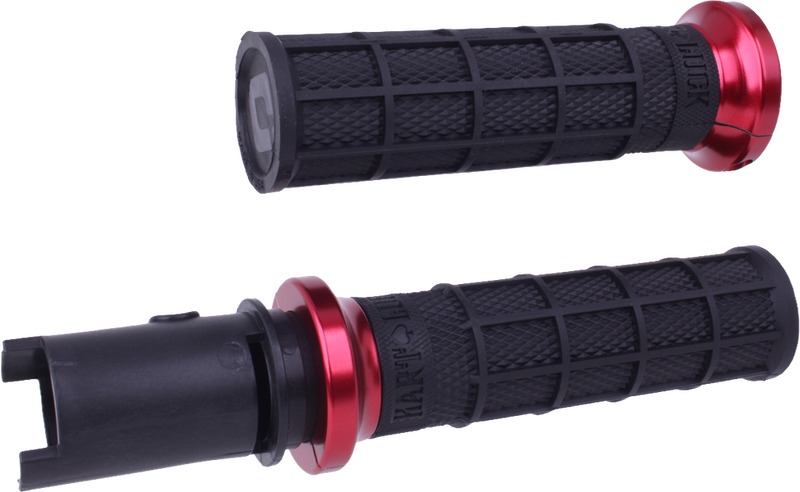 Odi Lock-ON Hart-Luck Full-Waffle Black RED CVO ` - V31HTC-BB-R For Harley Touring 2023-2024