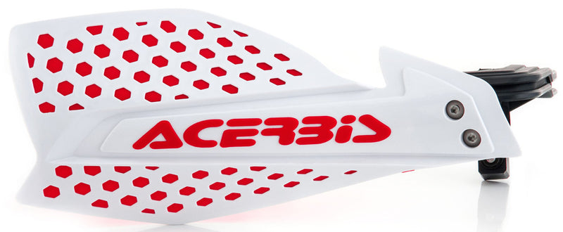 Acerbis Ultimate X Handguard White RED - 2645481030 For Husaberg Dirt Bikes 1989-2014 | Beta Dirt Bikes 2008-2018 | Aprilia 450 / 550 2006-2013