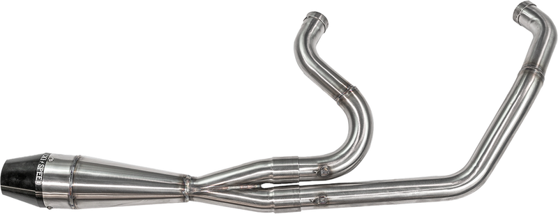 Sawicki 2IN1 M8 Softail Shorty Pipe Brushed SS For Harley Softail 2018-2024