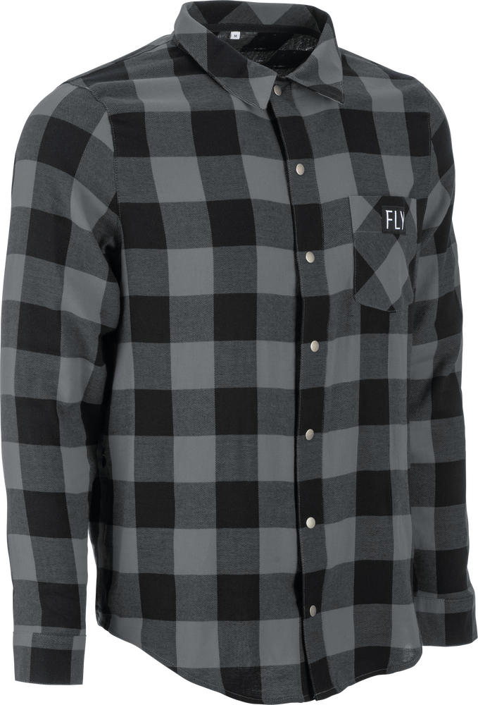 Fly Racing 354-6390X 354-6390X FLY TEK FLANNEL BLACK/GREY XL