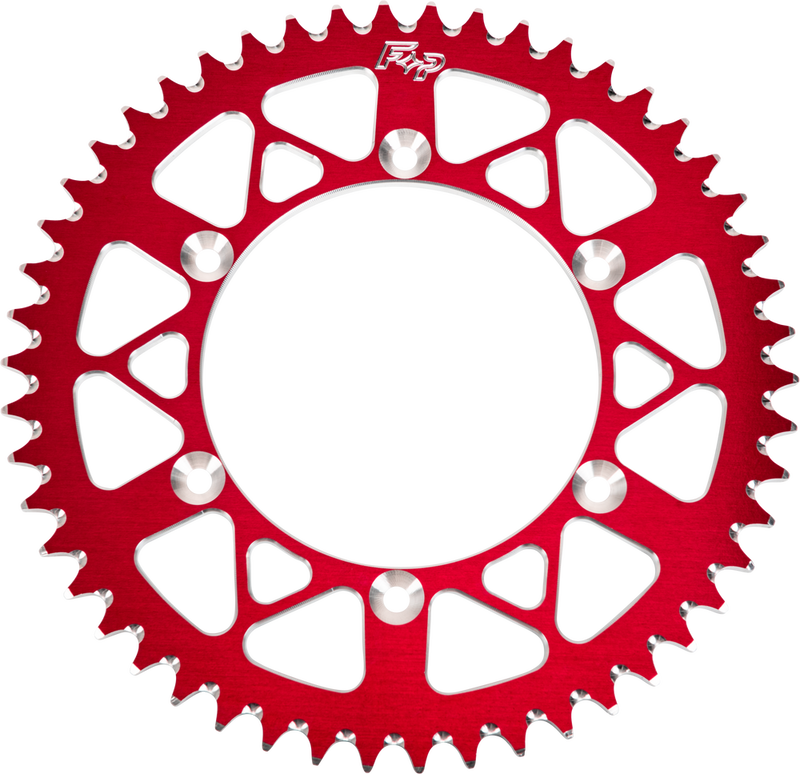 Fire Power 257-122553R 225-53 RED REAR SPROCKET ALUMINUM 53T-520 RED HON