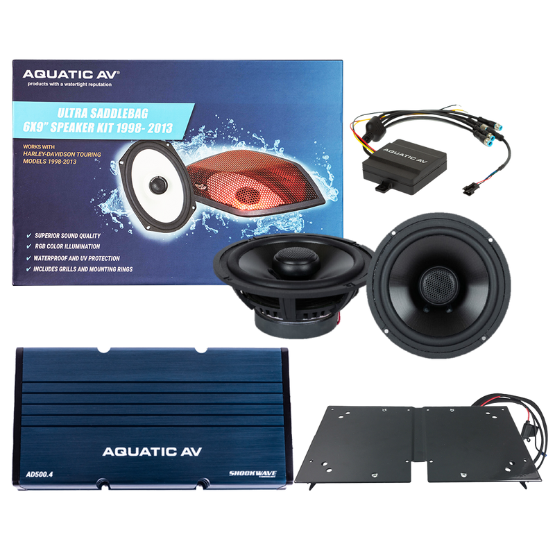 Aquatic Av Ultra Speaker Kit Flht ` - BT301 For Harley Electra Glide 2014-2021