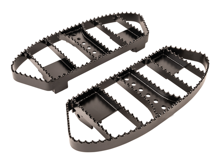 Burly Brand 750-05472 B13-1050B MX STYLE FLOORBOARDS BLACK