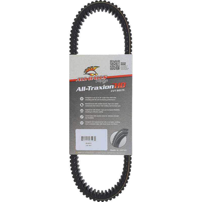 All Balls All-Traxion Belt - 25-9011 Polaris RZR 2017-2025