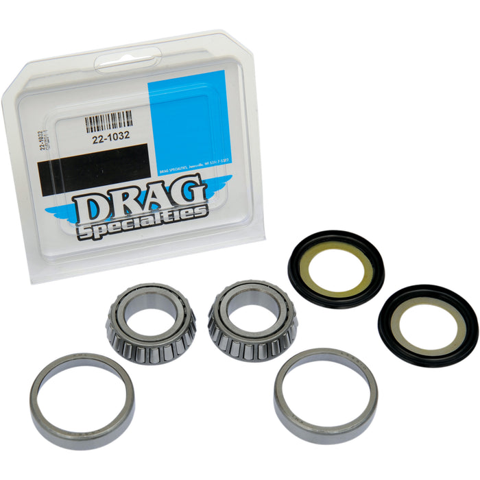 DRAG SPECIALTIES 22-1032 Neck Post Bearing and Race Complete Replacement Kit Neck Post Bearing/Race Kit
