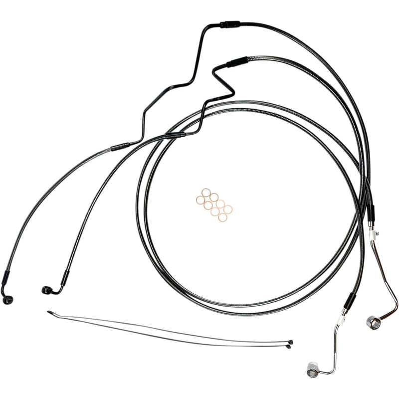 Magnum Shielding Designer Series Brake Line - AS470164 For Harley Touring 2014-2023
