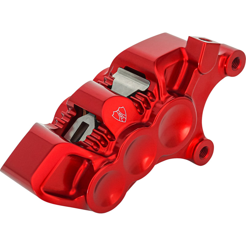 Arlen Ness Mono Axial Brake Caliper 11.8" Right Red - 320-119 For Harley Motorcycles 2006-2026