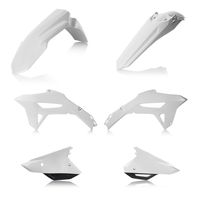 Acerbis Plastic Kit Honda White Black - 2858911035 Honda CRF450R / CRF450RWE / CRF250R 2021-2024