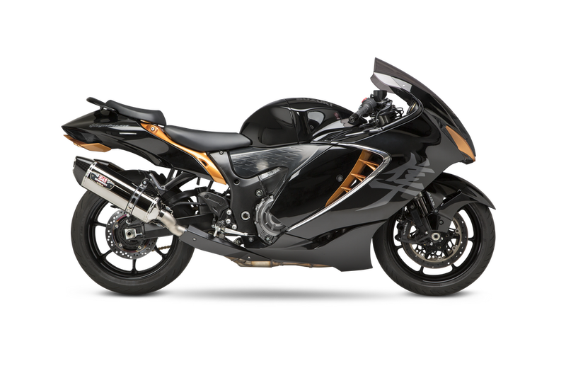 Yoshimura Exhaust Race R77 Slip-ON SS CF - 1121120520 Suzuki 1300R Hayabusa 2022-2025