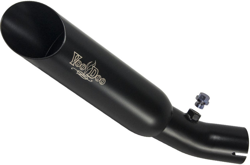Voodoo Single Shorty Slip-ON Exhaust Black - VECBR6F4IK1B Honda CBR600F F4I 2001-2006