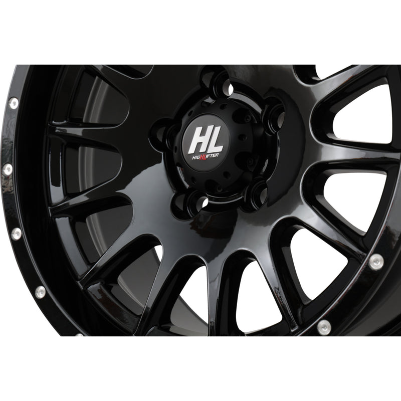 HIGH LIFTER 0230-1534 15HL25-1255 HL25 Wheel Wheel - HL25 - Front/Rear - Black - 15x7 - 5/4.5 - 4+3 (+10 mm)