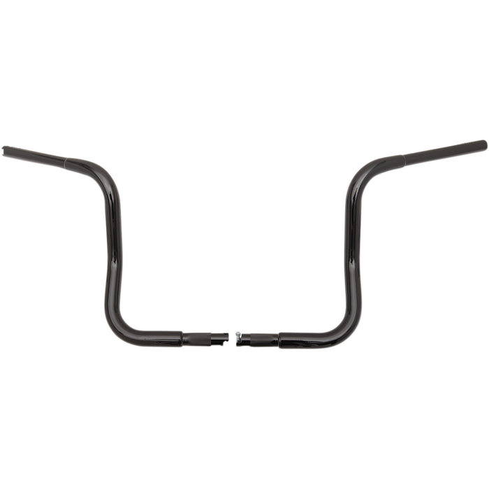 FAT BAGGERS INC. 0601-4815 909514-B 1-1/4" EZ Install Round Top Handlebar Kit Handlebar Kit - Rounded Top - 14" - Black