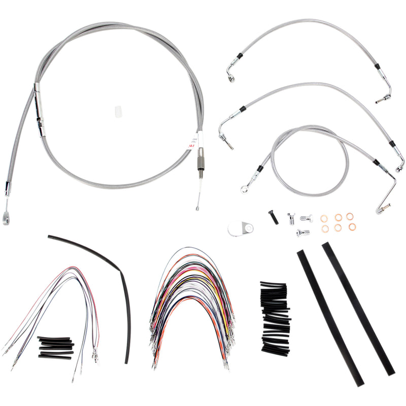 Burly Brand Complete Cable Kit - B30-1092 For Harley Touring 2008-2013