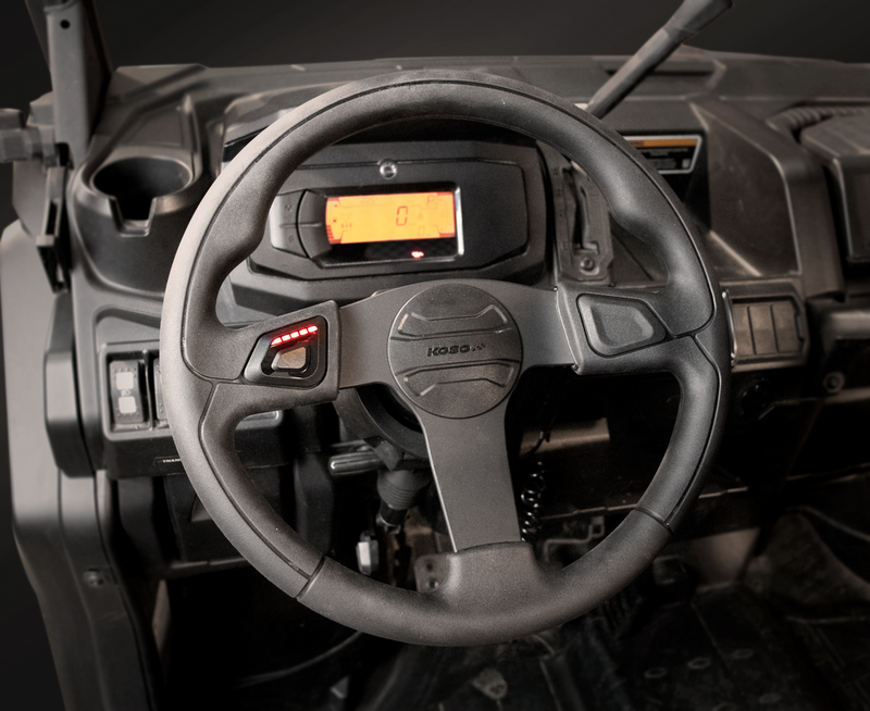 Koso North America Heated Steering Wheel - AY001000 For Polaris Ranger 2016-2025 | Can-Am Defender 2016-2024